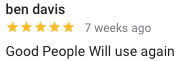 five star rating